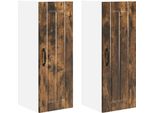 Syfax™ Mobile Da Cucina 2 Pcs Rovere Fumé 30 X 31 X 80 Cm