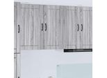 Vidaxl Armadio Da Cucina Grigio Sonoma 40 X 31 X 80 Cm Materiale A Base Di Legno