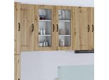 Vidaxl Armadio Da Cucina 2 Pezzi Rovere Artisan 40 X 31 X 80 Cm Materiale In Legno