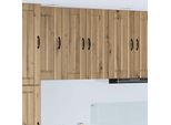 Vidaxl Armadio Da Parete Per Cucina Artisan Oak 30 X 31 X 80 Cm Materiale A Base Di Legno