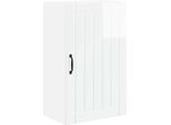 Vidaxl Armadio Da Cucina Bianco Lucido 50 X 31 X 80 Cm Materiale A Base Di Legno