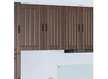 Vidaxl Mobiletto Da Cucina Marrone Aspetto Rovere 40 X 31 X 80 Cm Materiale A Base Di Legno