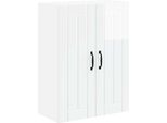Vidaxl Armadio Da Cucina Bianco Lucido 60 X 31 X 80 Cm Materiale A Base Di Legno
