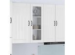 Vidaxl Armadio Da Cucina Bianco Lucido 40 X 31 X 100 Cm Materiale A Base Di Legno