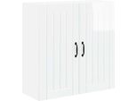 Vidaxl Armadio Da Cucina Bianco Lucido 80 X 31 X 80 Cm Materiale A Base Di Legno
