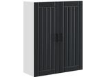 Syfax™ Mobile Da Cucina Nero 80 X 31 X 100 Cm Legno Multistrato