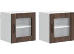 Syfax™ Mobile Da Cucina 2 Pcs Rovere Marrone 40 X 31 X 40 Cm