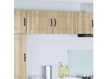 Vidaxl Armadio Da Cucina 2 Pezzi Rovere Sonoma 50 X 31 X 40 Cm Materiale In Legno