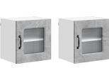 Syfax™ Mobile Da Cucina Kalmar 2 Pcs Grigio Cemento 40 X 31 X 40 Cm
