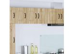 Vidaxl Armadio Da Cucina 2 Pezzi Rovere Sonoma 30 X 31 X 40 Cm Materiale In Legno