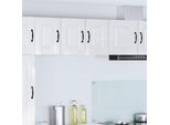Vidaxl Mobile Da Cucina Kalmar Bianco Lucido 30 X 31 X 40 Cm