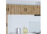 Vidaxl Armadio Da Cucina Artisan Oak 80 X 31 X 40 Cm Materiale A Base Di Legno