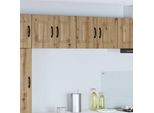 Vidaxl Armadio Da Cucina 2 Pezzi Rovere Artisan 60 X 31 X 40 Cm Materiale In Legno