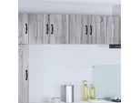 Vidaxl Armadio Da Cucina 2 Pezzi Grigio Sonoma 60 X 31 X 40 Cm Materiale A Base Di Legno