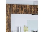 Vidaxl Mobiletto Da Cucina Con Ripiano 2 Pezzi Rovere Fumé 50 X 31 X 40 Cm