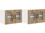 Vidaxl Armadio Da Cucina 2 Pezzi Rovere Artisan 60 X 31 X 40 Cm Materiale In Legno