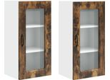 Syfax™ Mobile Da Cucina Kalmar 2 Pcs Rovere Fumé 40 X 31 X 80 Cm