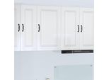Vidaxl Armadio Da Cucina Bianco Lucido 50 X 31 X 80 Cm Materiale A Base Di Legno