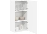Vidaxl Armadio Da Cucina Bianco Lucido 50 X 31 X 100 Cm Materiale A Base Di Legno