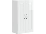 Vidaxl Armadio Da Cucina Bianco Lucido 60 X 31 X 100 Cm Materiale A Base Di Legno