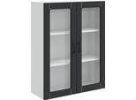 Syfax™ Mobile Da Cucina Kalmar Nero 80 X 31 X 100 Cm Legno Multistrato