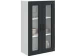 Syfax™ Mobile Da Cucina Kalmar Nero 60 X 31 X 100 Cm Legno Multistrato