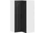 Syfax™ Mobile Da Cucina Kalmar Nero 57 X 57 X 100 Cm Legno Multistrato