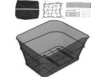 Succebuy Cestino Posteriore Per Bicicletta Con Copertura Per Portapacchi 39X31X21Cm