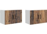 Vidaxl Armadio Da Cucina 2 Pezzi In Legno Di Recupero 60 X 31 X 40 Cm Materiale A Base Di Legno