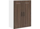 Vidaxl Mobiletto Da Cucina In Rovere Marrone 60 X 31 X 80 Cm Materiale A Base Di Legno