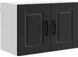 Vidaxl Armadio Da Cucina Con Ripiano Nero 60 X 31 X 40 Cm Materiale A Base Di Legno