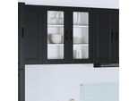 Vidaxl Armadio Da Cucina Con Ripiano Nero 80 X 31 X 80 Cm Materiale A Base Di Legno