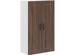 Vidaxl Mobiletto Da Cucina In Rovere Marrone 60 X 31 X 100 Cm Materiale A Base Di Legno