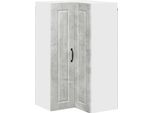 Vidaxl Armadio Da Cucina Con Anta Grigio Cemento 57 X 57 X 100 Cm Materiale A Base Di Legno