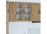 Vidaxl Armadio Da Cucina 2 Pezzi Rovere Artisan 40 X 31 X 80 Cm Materiale In Legno