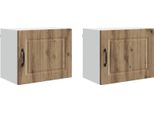 Syfax™ Mobile Da Cucina 2 Pcs Rovere Artigianale 50 X 31 X 40 Cm