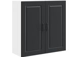 Vidaxl Armadio Da Cucina Con Ripiano Nero 80 X 31 X 80 Cm Materiale A Base Di Legno