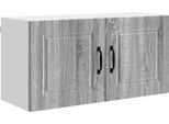 Vidaxl Armadio Da Cucina Grigio Sonoma 80 X 31 X 40 Cm Materiale A Base Di Legno