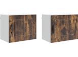 Syfax™ Mobile Da Cucina Con Porta 2 Pcs Rovere Fumé 50 X 31 X 40 Cm