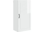 Vidaxl Armadio Da Cucina Bianco Lucido 50 X 31 X 100 Cm Materiale A Base Di Legno