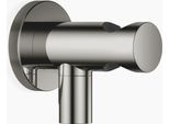 Coude De Raccordement Mural Dornbracht Avec Support De Douche IntéGré, Rosace Ronde 60Mm, 28490660-19, 28490660-19