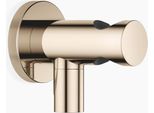 Coude De Raccordement Mural Dornbracht Avec Support De Douche IntéGré, Rosace Ronde 60Mm, 28490660-47, 28490660-47