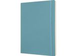 Moleskine - Taccuino "Classic Xl"", Foderato PF3009 (Taglia Unica) (Blu Reef Blue)"
