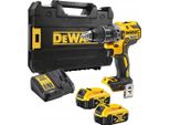 Trapano A Percussione Dewalt 18V Xr + Due Batterie Da 5,0 Ah DCD796P2