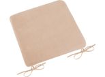 Cuscino Liscio Korall Micro - 40X40 Cm - Beige