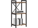 Vidaxl Libreria In Legno Vecchio 40 X 30 X 85 Cm Materiale A Base Di Legno