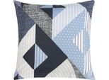 Federa In Cotone - 40X40 Cm - Blu