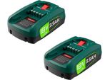 Batteria Di Ricambio Per Utensili, 18V, Capacità 3500Mah, 2 Pezzi 3500Mah
