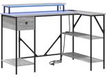 Syfax™ Scrivania Grigio Sonoma 120 X 79 X 86,5 Cm Legno Multistrato