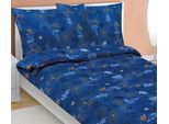 Crepe Di Lino - Blu Scuro - 140X200, 70X90